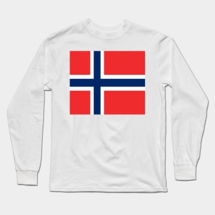 Norway Flag Long Sleeve T-Shirt